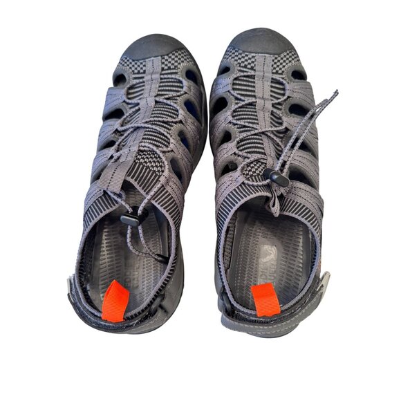 Eddie Bauer Men's Yesler Sandal Toggle Rubber Sole Size 8 Gray NWOB $49 - Picture 4 of 9